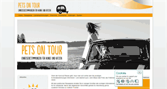 Desktop Screenshot of petsontour.de
